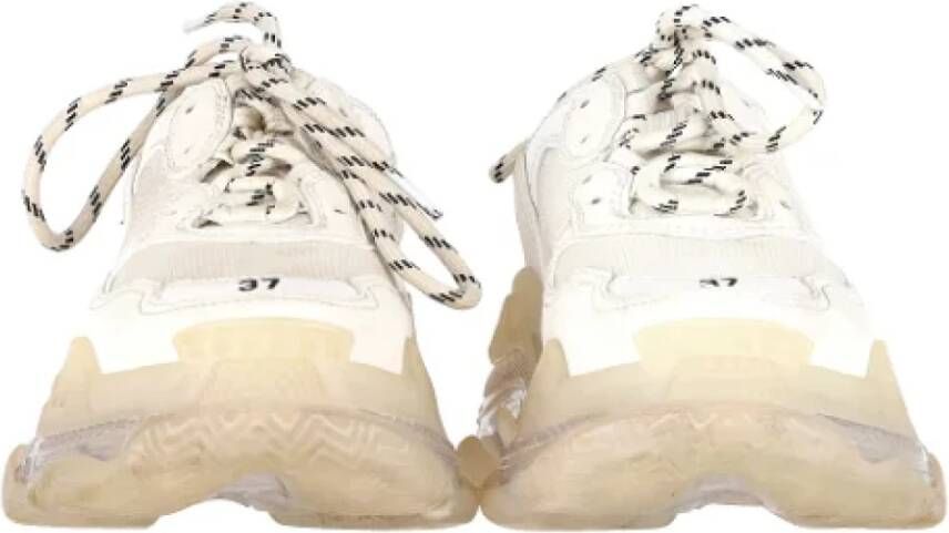 Balenciaga Vintage Pre-owned Polyester sneakers White Dames