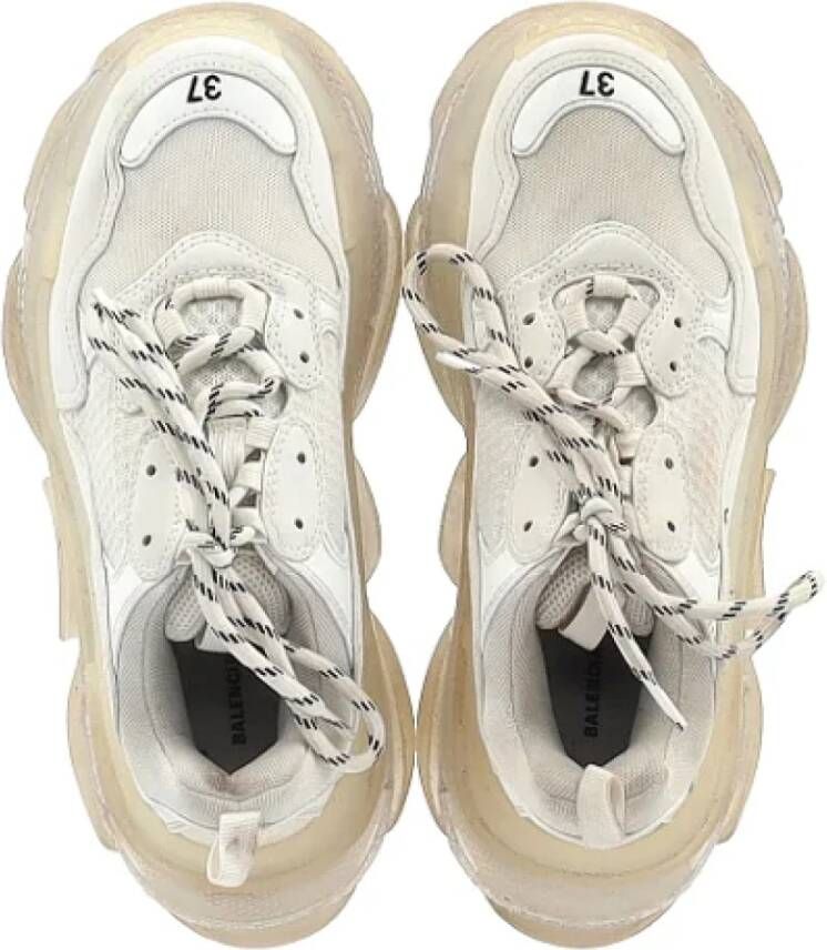 Balenciaga Vintage Pre-owned Polyester sneakers White Dames