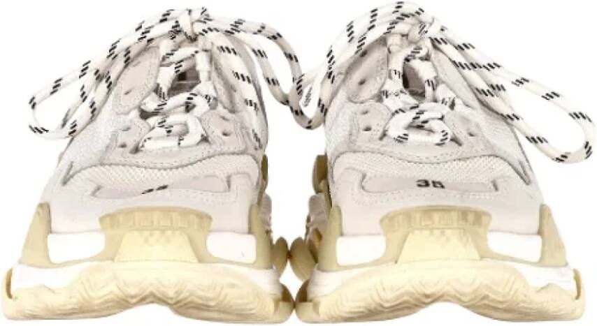 Balenciaga Vintage Pre-owned Polyester sneakers White Dames