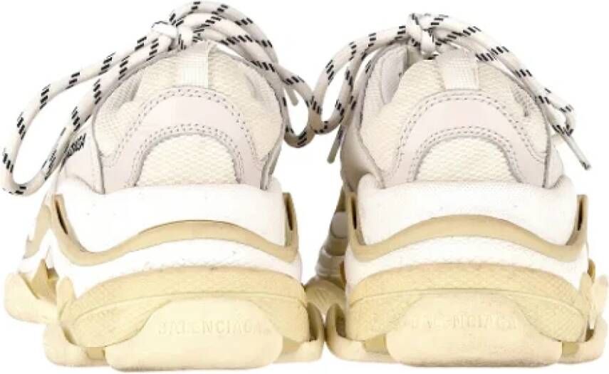 Balenciaga Vintage Pre-owned Polyester sneakers White Dames