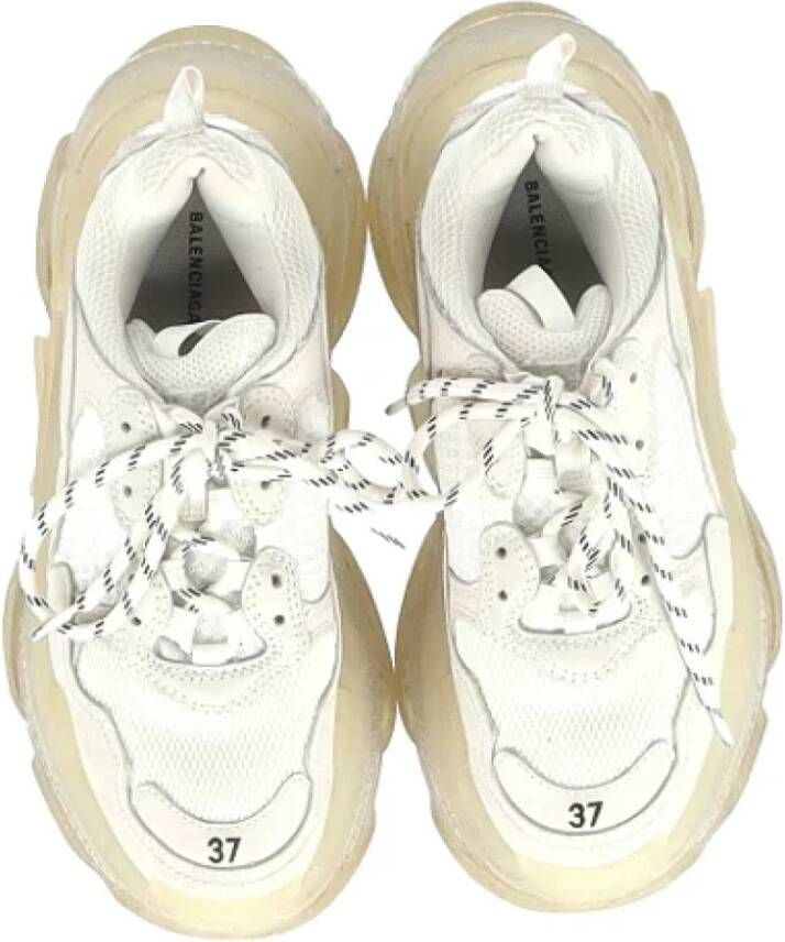 Balenciaga Vintage Pre-owned Polyester sneakers White Dames