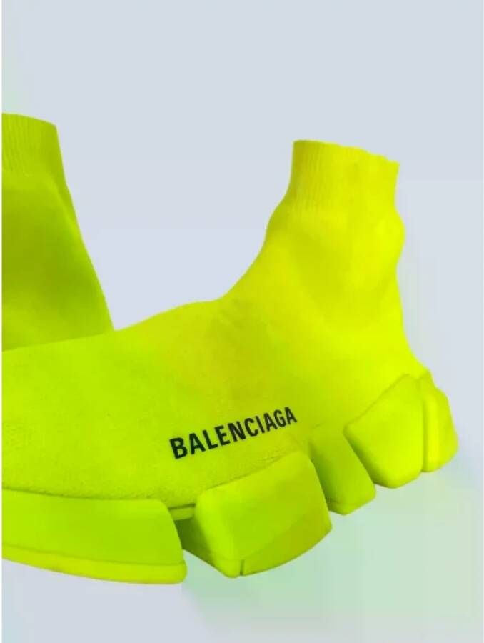 Balenciaga Vintage Pre-owned Polyester sneakers Yellow Dames