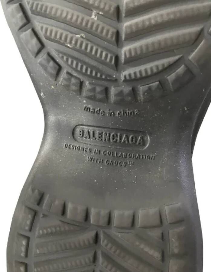 Balenciaga Vintage Pre-owned Rubber boots Black Heren