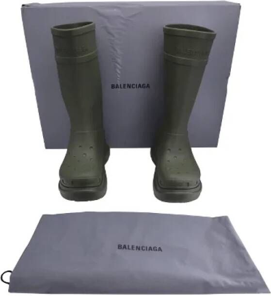 Balenciaga Vintage Pre-owned Rubber boots Green Heren