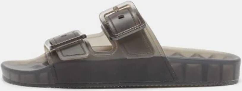 Balenciaga Vintage Pre-owned Rubber sandals Black Dames