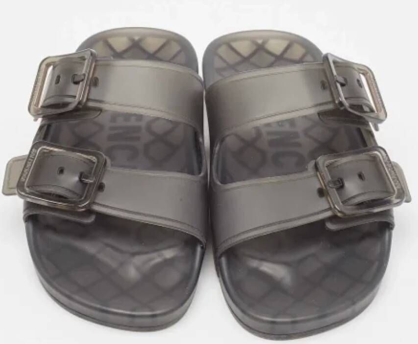 Balenciaga Vintage Pre-owned Rubber sandals Black Dames