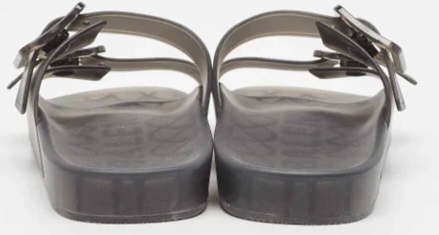 Balenciaga Vintage Pre-owned Rubber sandals Black Dames