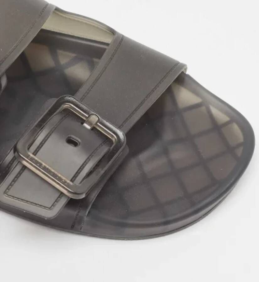 Balenciaga Vintage Pre-owned Rubber sandals Black Dames
