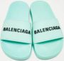 Balenciaga Vintage Pre-owned Rubber sandals Blue Dames - Thumbnail 3