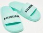 Balenciaga Vintage Pre-owned Rubber sandals Blue Dames - Thumbnail 4