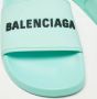 Balenciaga Vintage Pre-owned Rubber sandals Blue Dames - Thumbnail 8