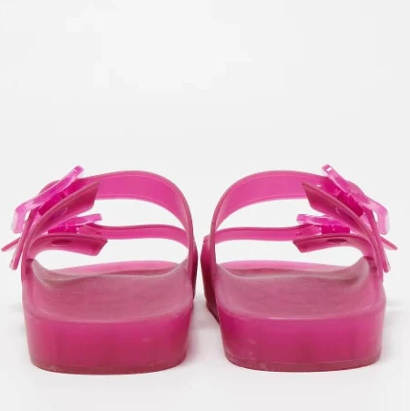 Balenciaga Vintage Pre-owned Rubber sandals Pink Dames