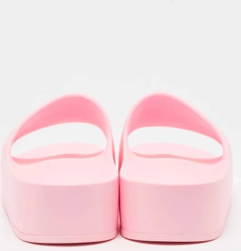 Balenciaga Vintage Pre-owned Rubber sandals Pink Dames