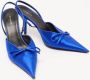 Balenciaga Vintage Pre-owned Satin heels Blue Dames - Thumbnail 2