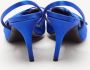 Balenciaga Vintage Pre-owned Satin heels Blue Dames - Thumbnail 3