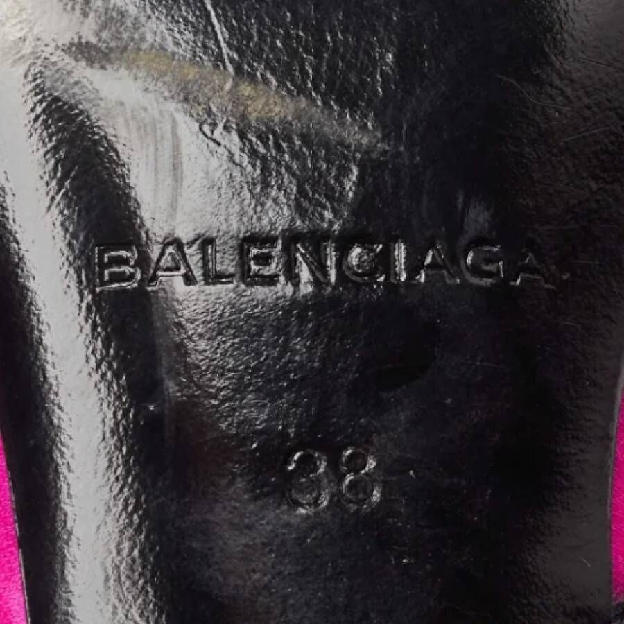 Balenciaga Vintage Pre-owned Satin heels Pink Dames