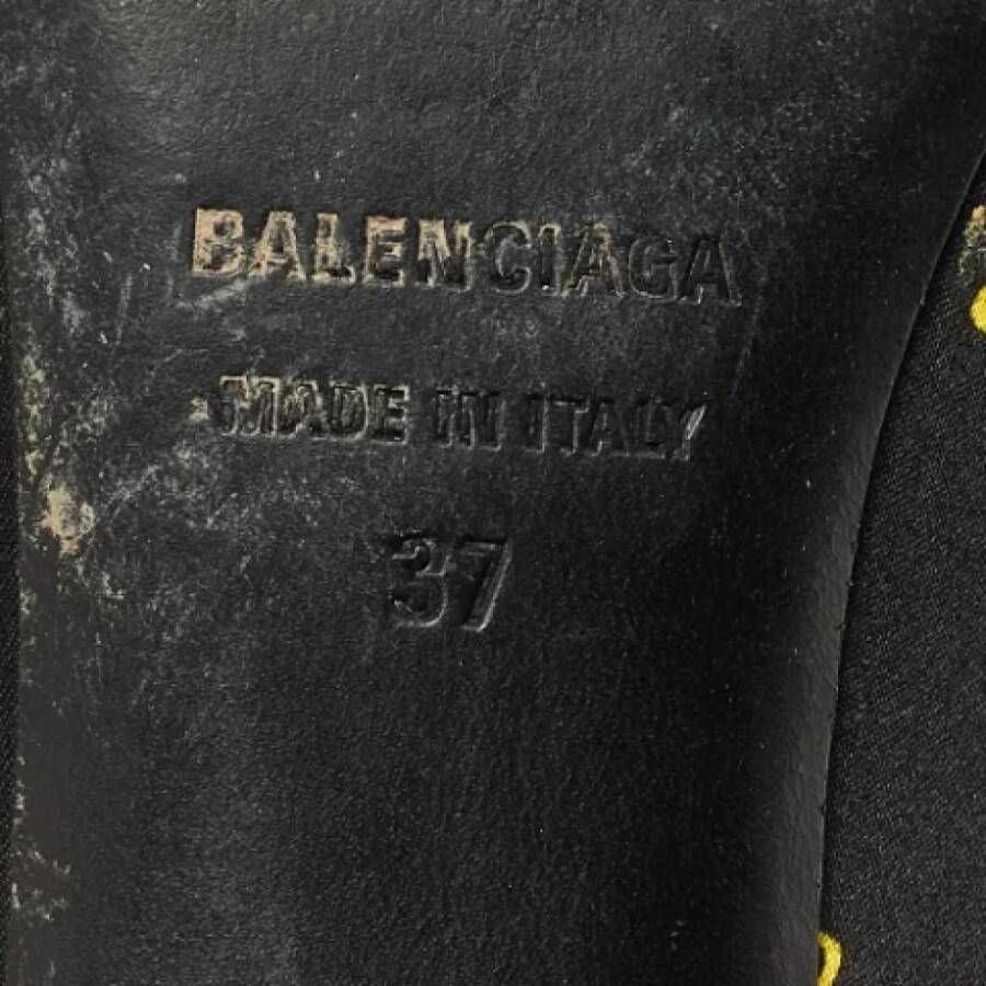 Balenciaga Vintage Pre-owned Satin mules Black Dames