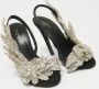 Balenciaga Vintage Pre-owned Satin sandals Black Dames - Thumbnail 2