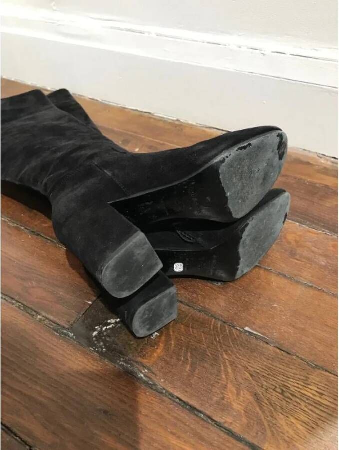 Balenciaga Vintage Pre-owned Suede boots Black Dames
