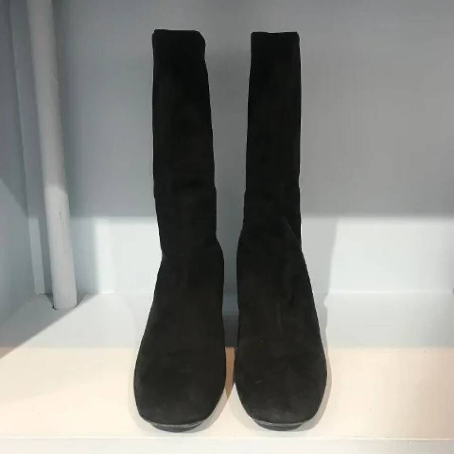 Balenciaga Vintage Pre-owned Suede boots Black Dames