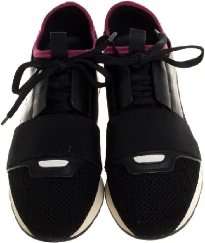 Balenciaga Vintage Pre-owned Suede sneakers Black Dames