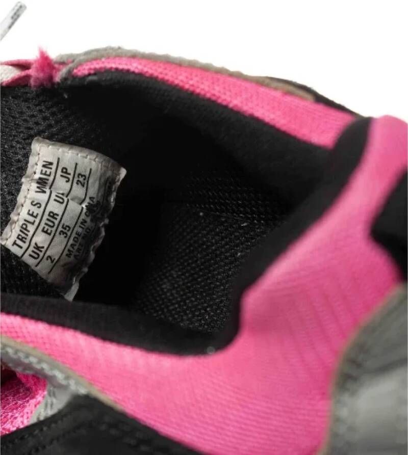 Balenciaga Vintage Pre-owned Suede sneakers Pink Dames