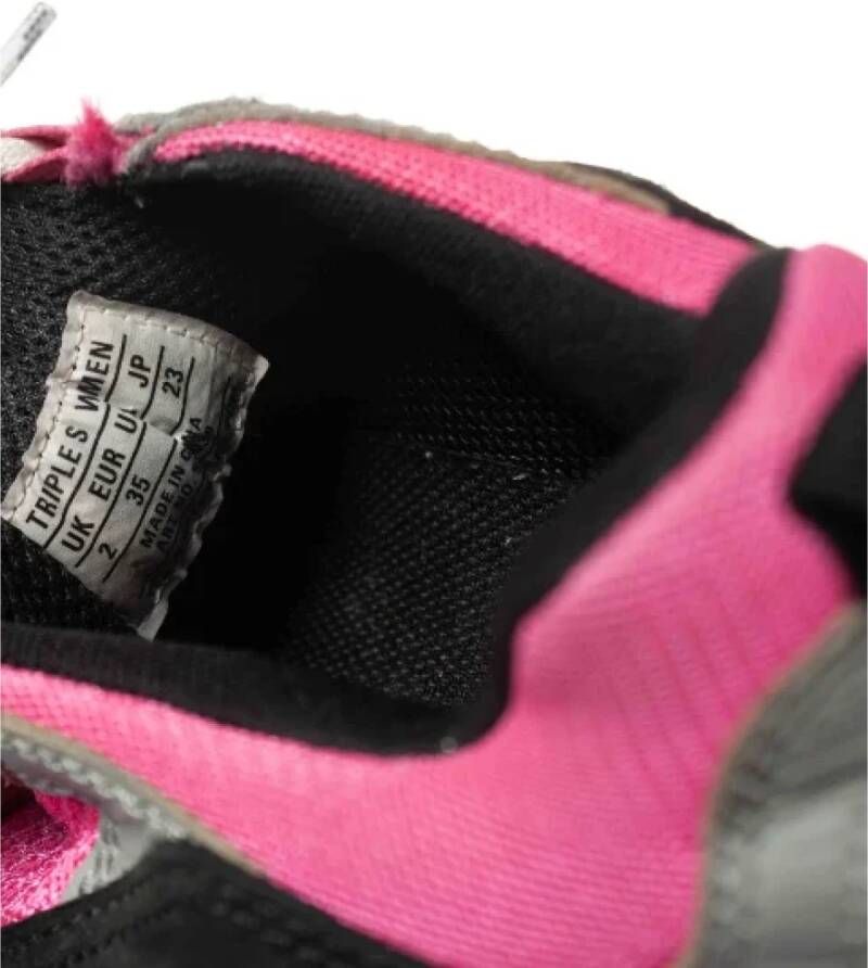 Balenciaga Vintage Pre-owned Suede sneakers Pink Dames