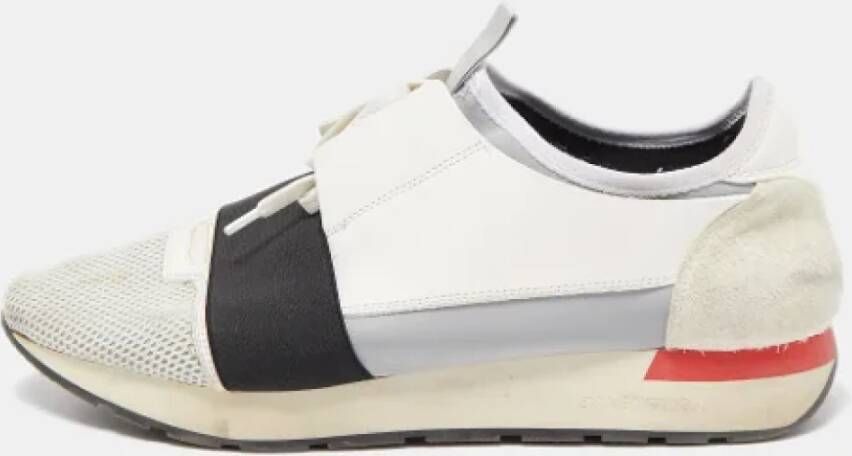 Balenciaga Vintage Pre-owned Suede sneakers White Dames