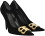 Balenciaga Vintage Pre-owned Velvet heels Black Dames - Thumbnail 4