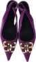 Balenciaga Vintage Pre-owned Velvet sandals Purple Dames - Thumbnail 7