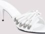 Balenciaga Gehakte pantoffels 'Cagole' White Dames - Thumbnail 4