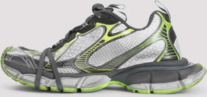 Balenciaga Witte Grijze Groene Sneakers Multicolor Heren