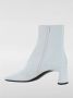 Balenciaga Witte Leren Enkellaarzen - Thumbnail 2