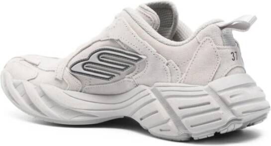 Balenciaga Witte Leren Maandag Sneakers