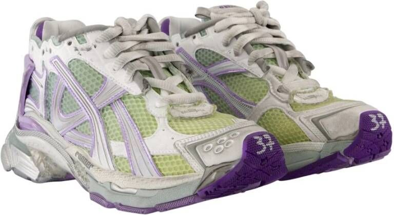 Balenciaga Witte Runner Sneakers Synthetisch Mesh