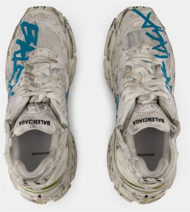 Balenciaga Witte synthetische hardloopschoenen