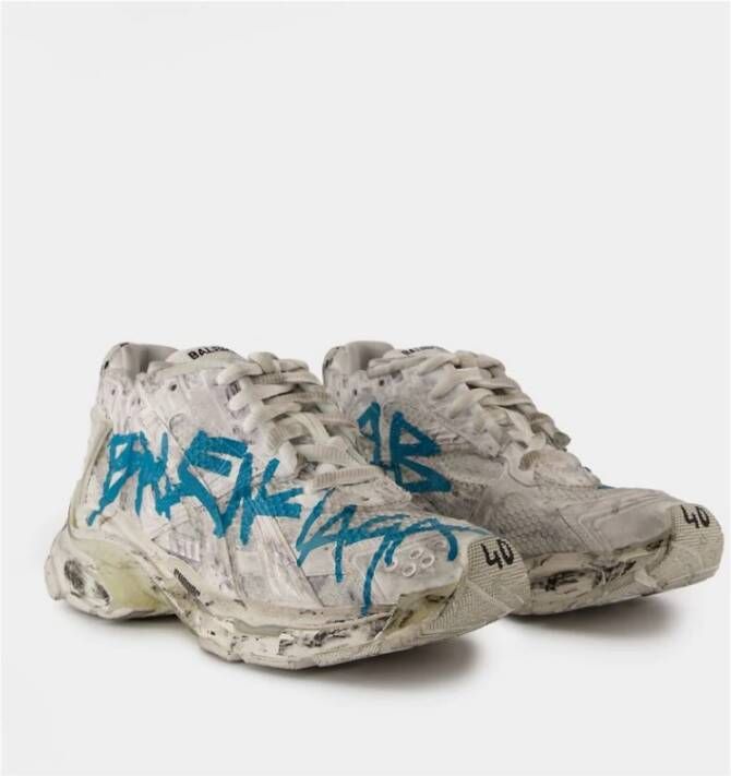 Balenciaga Witte synthetische hardloopschoenen White Unisex