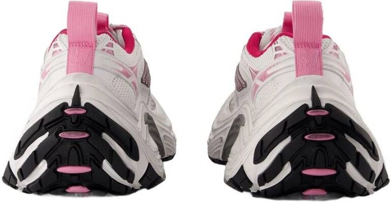 Balenciaga Witte synthetische sneakers met wilde rubberen zool