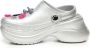 Balenciaga Zilveren Sandalen met Bedels en Logo - Thumbnail 2