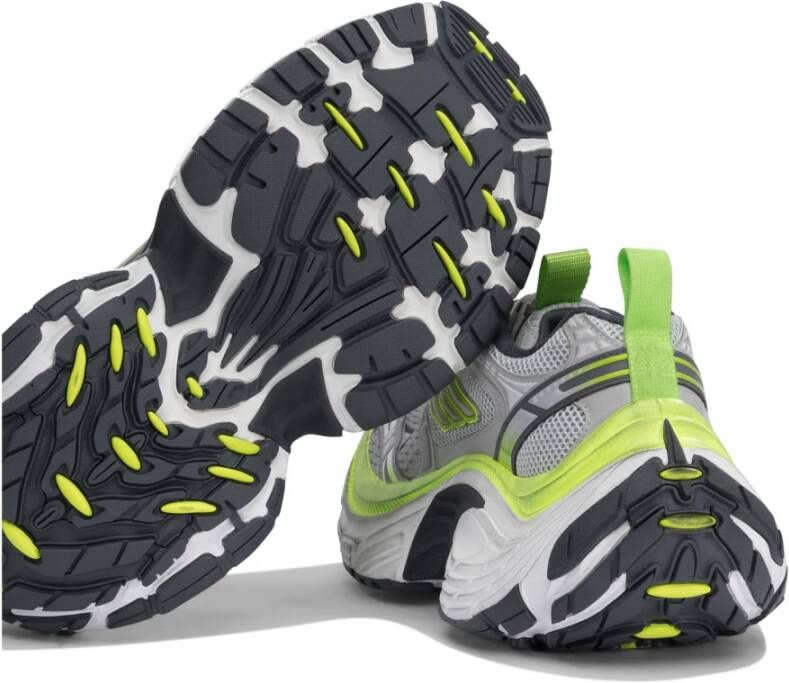 Balenciaga Zilveren Sneakers voor Moderne Levensstijl