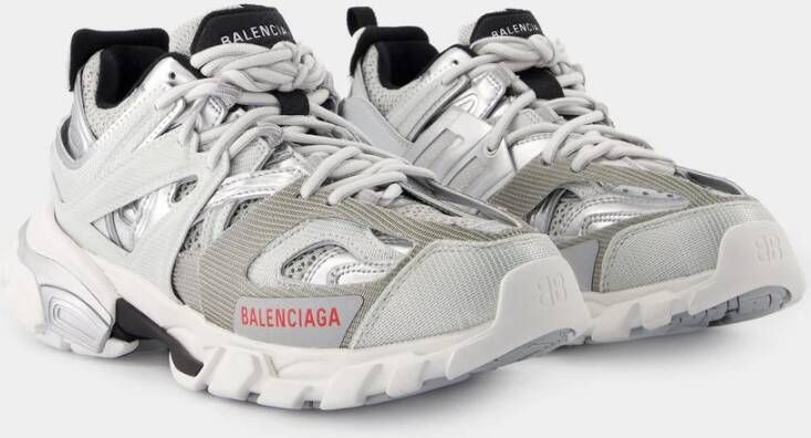 Balenciaga Zilveren Track Sneakers Synthetische Schoenen Gray Dames