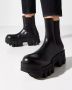 Balenciaga Zwarte Chelsea-laarzen met dikke zool - Thumbnail 2