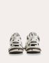Balenciaga Zwarte en Witte Track Sneakers White Heren - Thumbnail 3