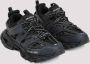 Balenciaga Track Sneakers Nylon en Mesh Leer-Vrij Black Dames - Thumbnail 8