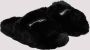 Balenciaga Zwarte Furry Slides Schoenen Black Heren - Thumbnail 3