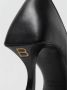 Balenciaga Zwarte hak sandalen modern ontwerp - Thumbnail 2