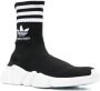 Balenciaga Zwarte hoge sneakers met Adidas samenwerking Black Dames - Thumbnail 4