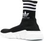 Balenciaga Zwarte hoge sneakers met Adidas samenwerking Black Dames - Thumbnail 4