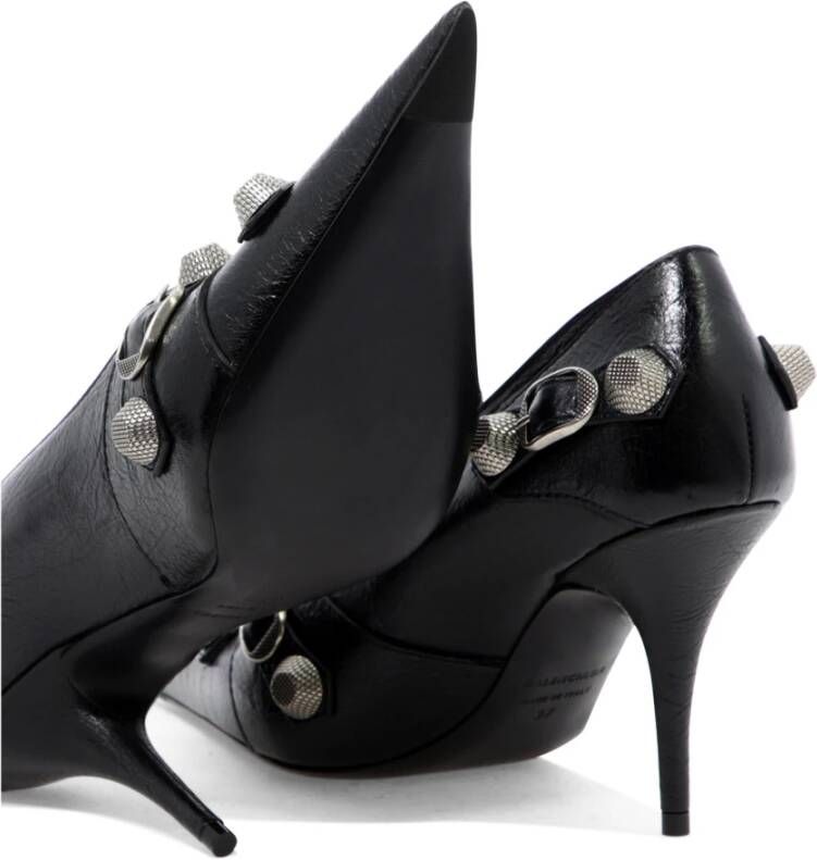 Balenciaga Zwarte Leren Hakken Pumps
