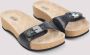 Balenciaga Zwarte Leren Sandalen - Thumbnail 2